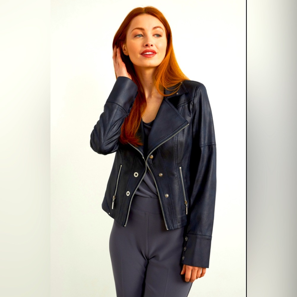 Faux leather jacket